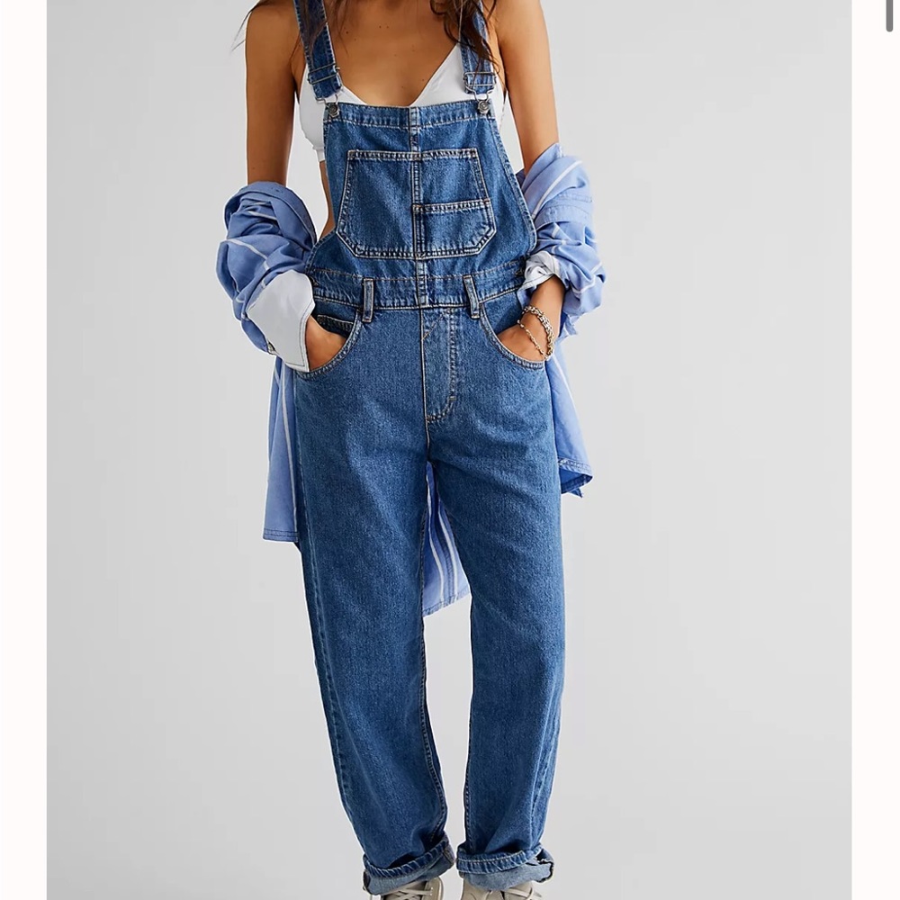 Free People Ziggy Overalls NWT